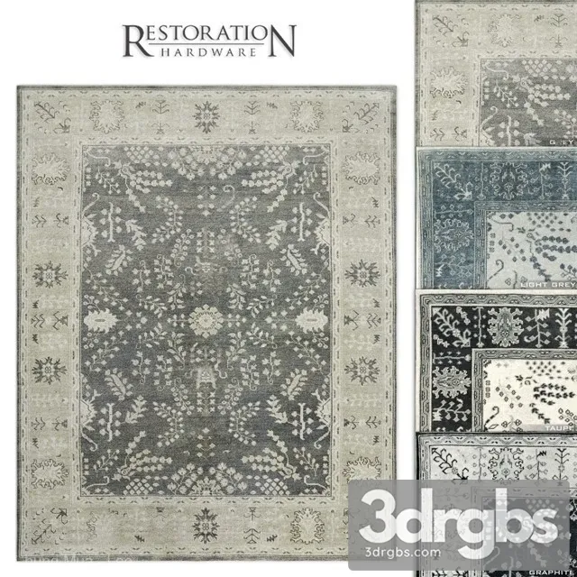 RH Nava Rugs 3D Model Download