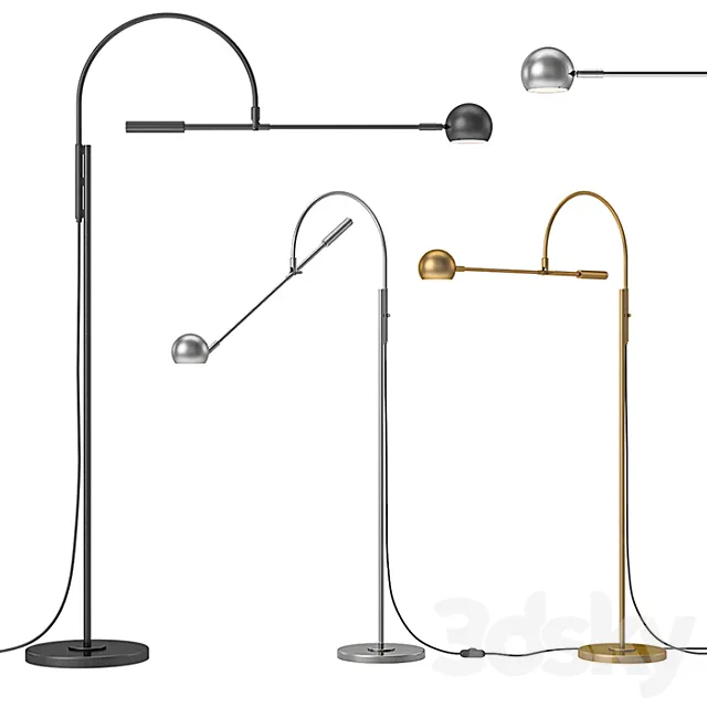 RH – Orbiter II Task Floor Lamp 3DModel