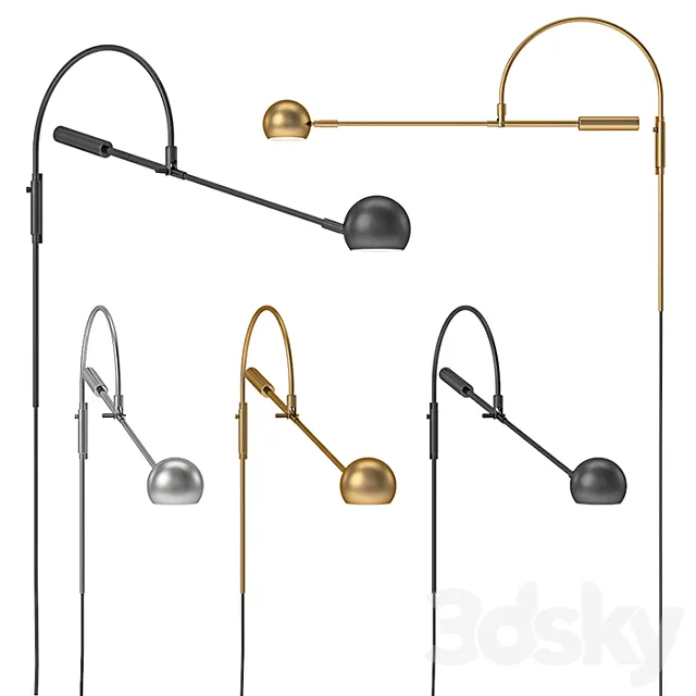 RH – Orbiter II Wall Lamp 3D Model