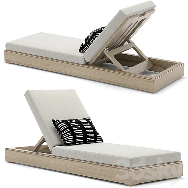 RH Outdoor Costa chaise 3DModel RH Outdoor Costa chaise 3DModel