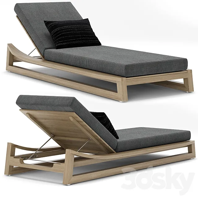 RH Outdoor Sebastian chaise 3DModel RH Outdoor Sebastian chaise 3DModel
