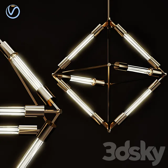 RH Pendant Ceiling Light 3DModel