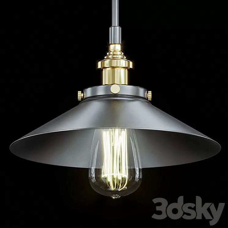 RH pendant lights loft_2 3D Model