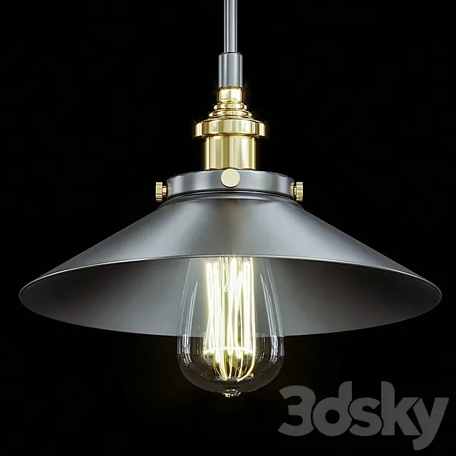 RH pendant lights loft_2 3DModel