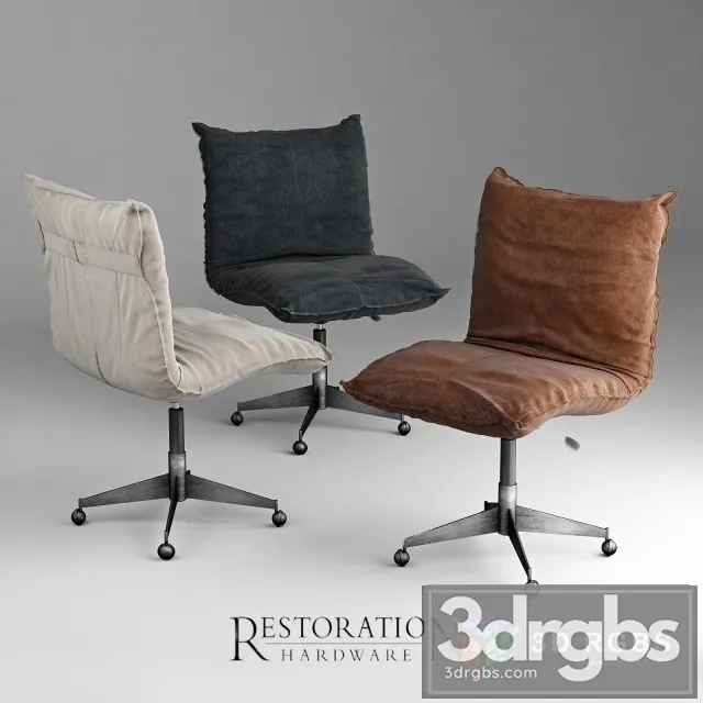 RH Platt Desk Chair 3D Model Download RH Platt Desk Chair 3D Model Download