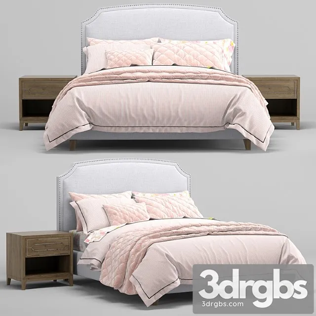 Rh teen antonia bed 2 3D Model Download Rh teen antonia bed 2 3D Model Download