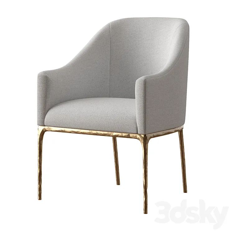 Rh Thaddeus Barrelback 3D Model Free Download Rh Thaddeus Barrelback 3D Model Free Download