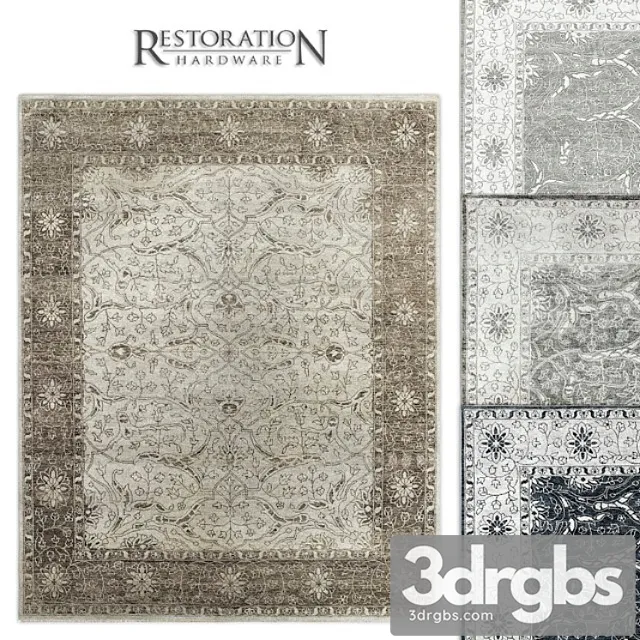 RH Ventana Rug 3D Model Download