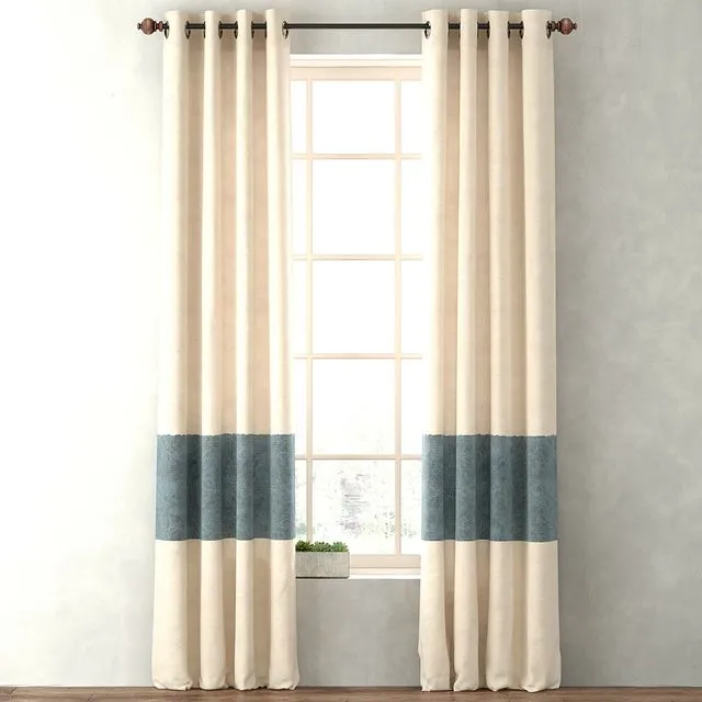 RH VINTAGE CANVAS STRIPE DRAPERY PANEL 3D Model