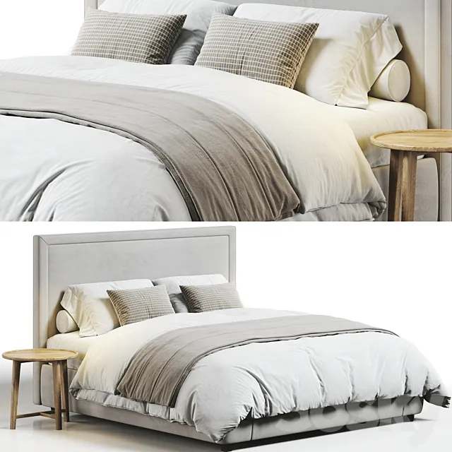 RH Wallace Bed 3D Model RH Wallace Bed 3D Model