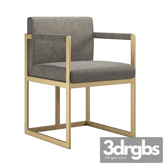 Rh wexler leather armchair 2 3D Model Download Rh wexler leather armchair 2 3D Model Download