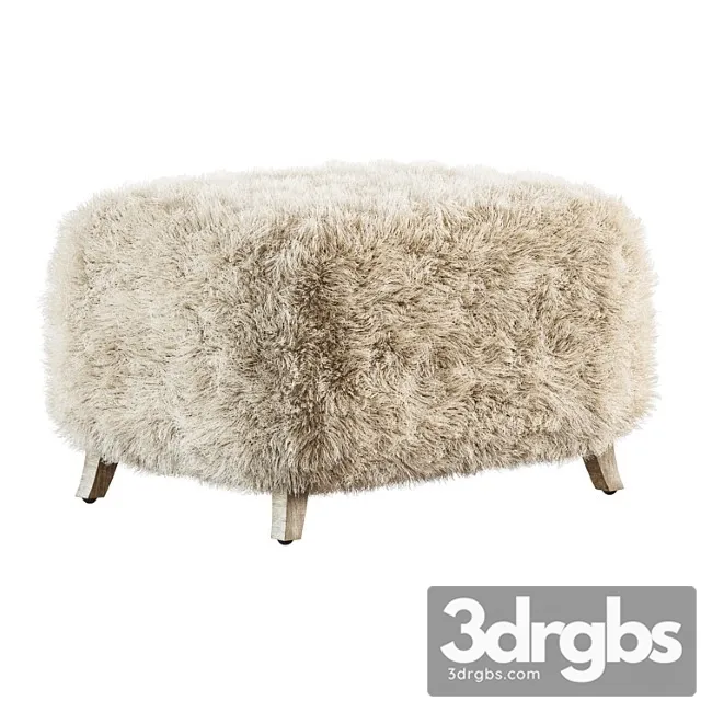 Rh yeti sheepskin ottoman Rh yeti sheepskin ottoman