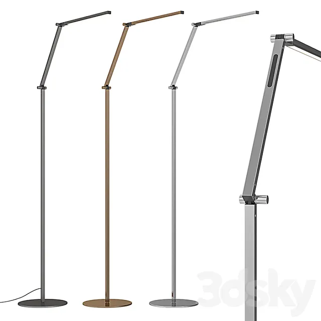 RH – Z Bar LED Task Floor Lamp 3D Model