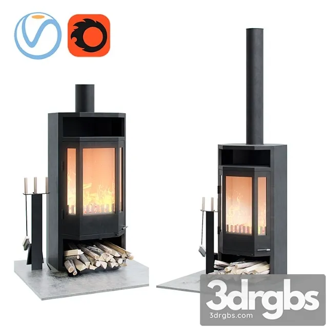 Rhine Burning Stove Meta 3D Model Download