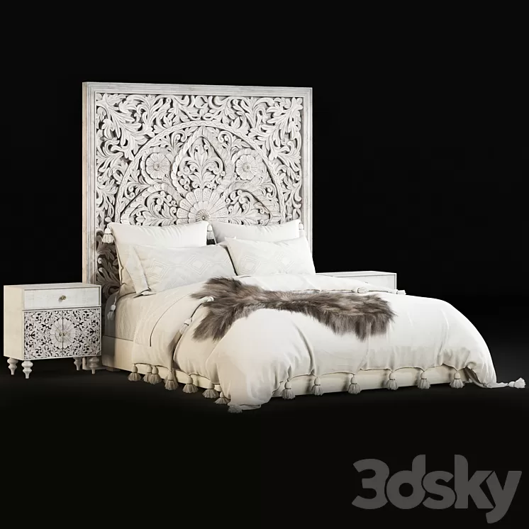 RHTEEN BED 3D Model Free Download