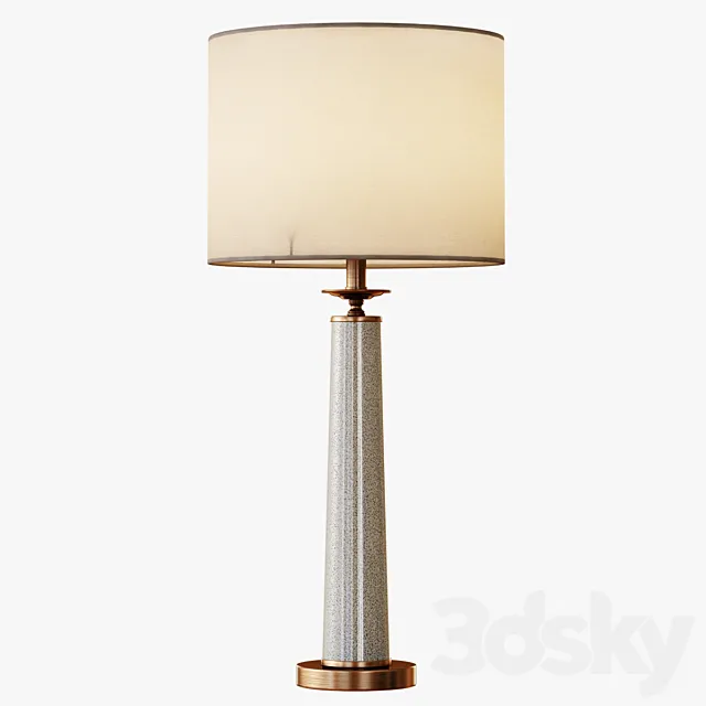 RHYME TABLE LAMP GRAY 3D Model