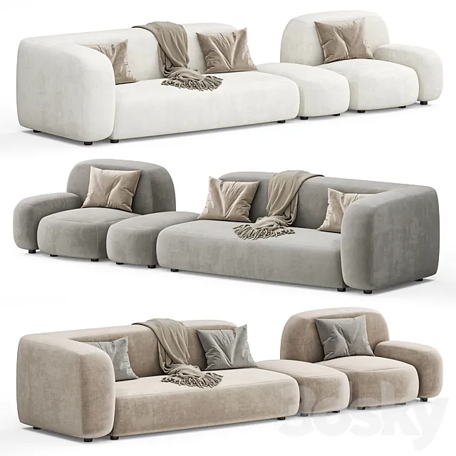 Ribble 11 Sofa by Divan en 3D Model