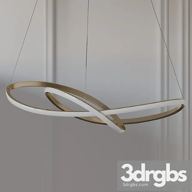 Ribbon led ceiling pendant by heal& 3D Model Download Ribbon led ceiling pendant by heal& 3D Model Download