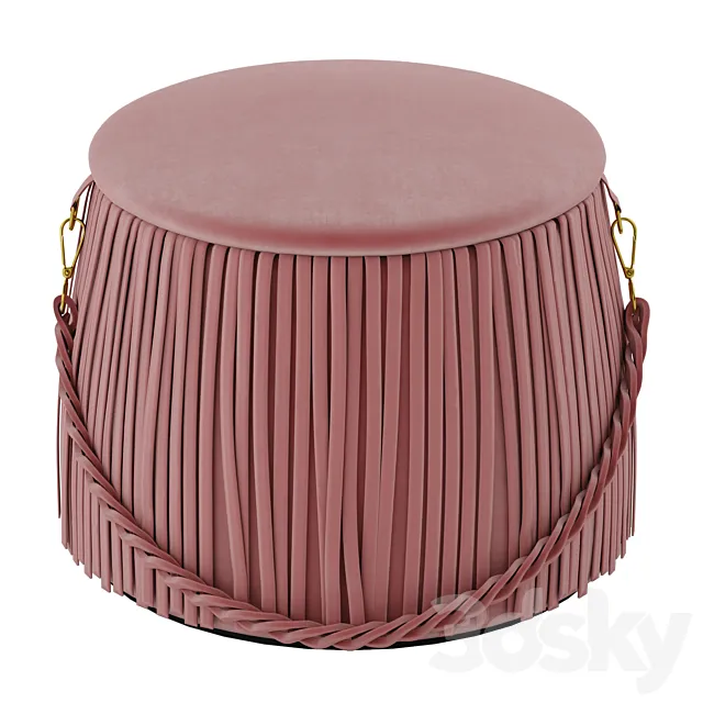 Ribbon pouf 3DModel Ribbon pouf 3DModel