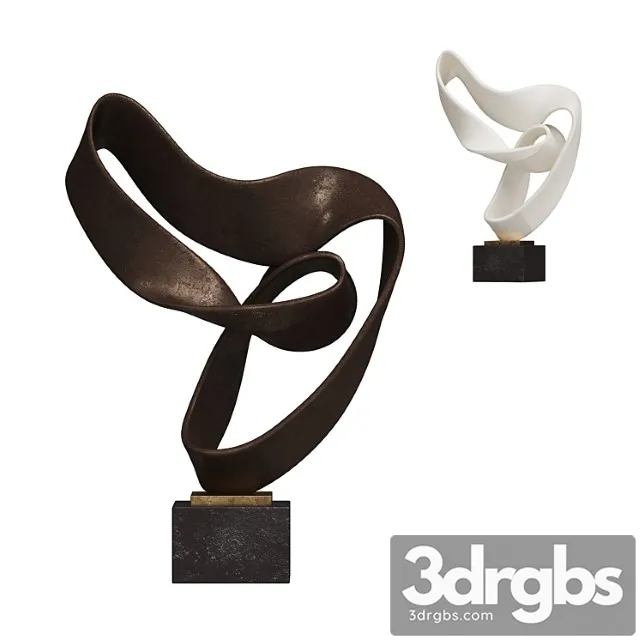 Ribbon sculpture decor Ribbon sculpture decor