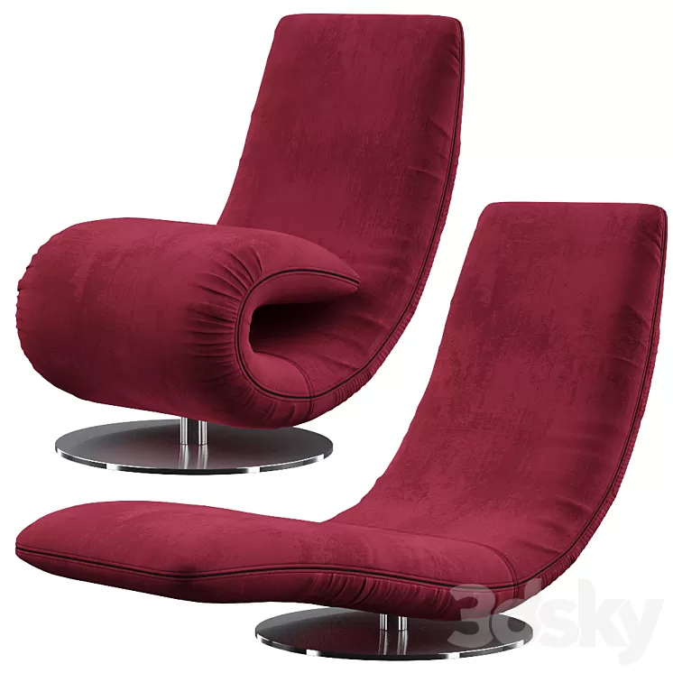 Ricciolo daybed 3D Model