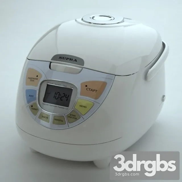 Rice Cooker Supra Multiboiler 3D Model Download