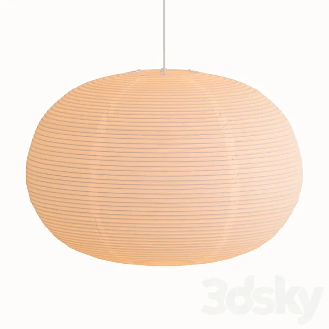Rice paper shade Ellipse. HAY 3DModel