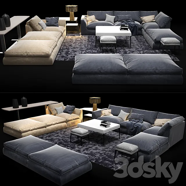 Richard B & B Italia sofa 3DModel