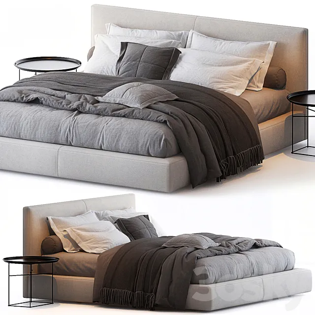 Richard bed by B&B Italia 3DModel