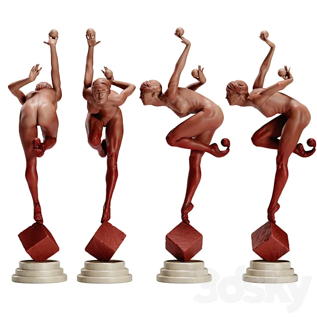 Richard MacDonald Blind Courage Third Life 3DModel Richard MacDonald Blind Courage Third Life 3DModel