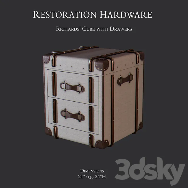 Richards ‘ Cube with Drawers 3D Model