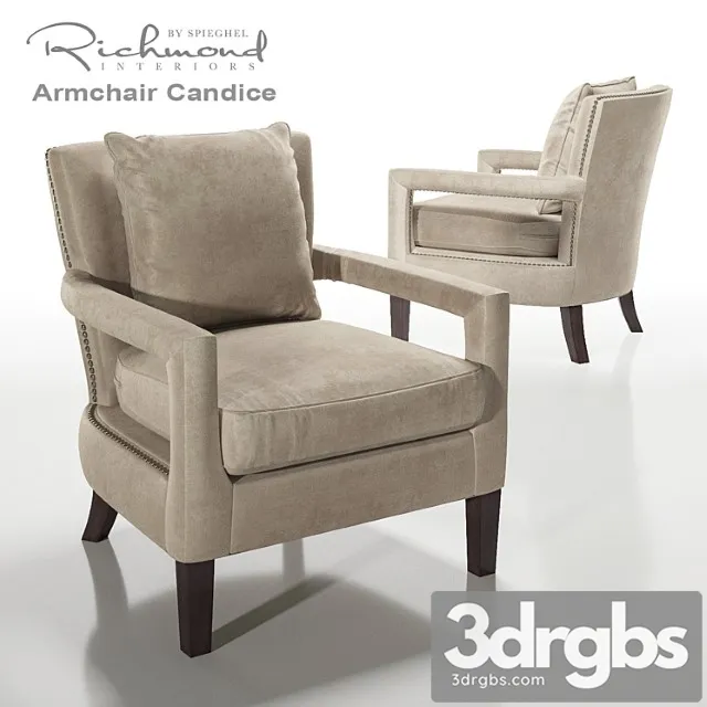 Richmond Armchair Candice 3D Model Download