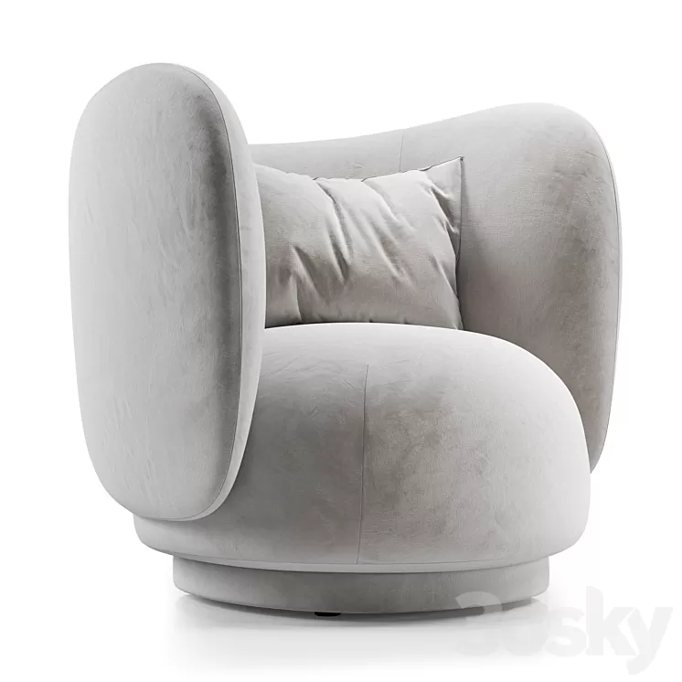 Rico Lounge Chair 3D Model