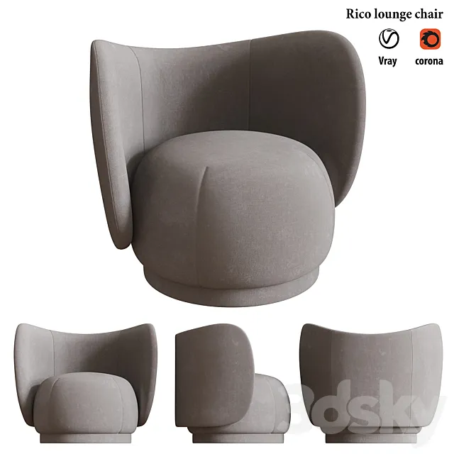 Rico lounge chair 3DModel
