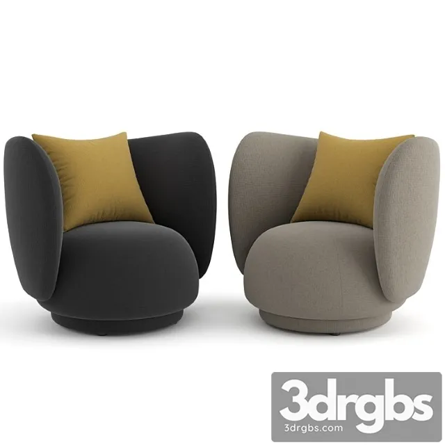 Rico lounge chair by ferm living Rico lounge chair by ferm living