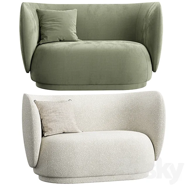 Rico Lounge Sofa 3D Model Rico Lounge Sofa 3D Model