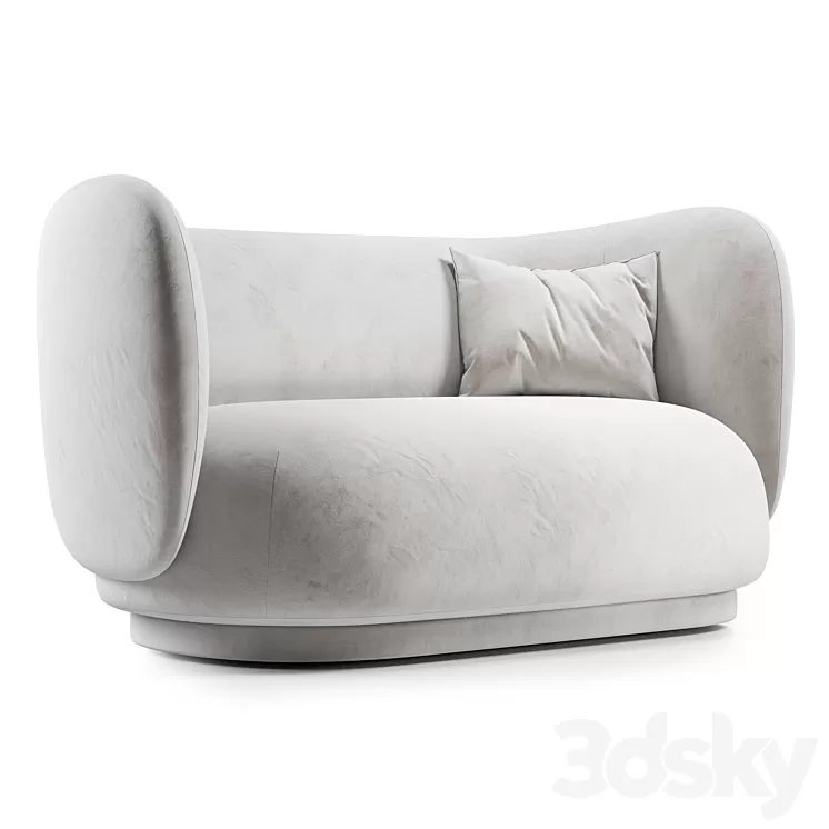 Rico sofa 2 seater 3D Model Free Download Rico sofa 2 seater 3D Model Free Download