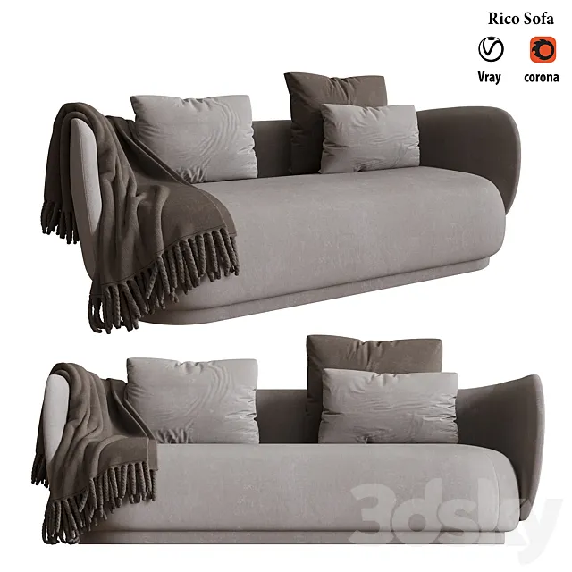 Rico sofa 3D Model