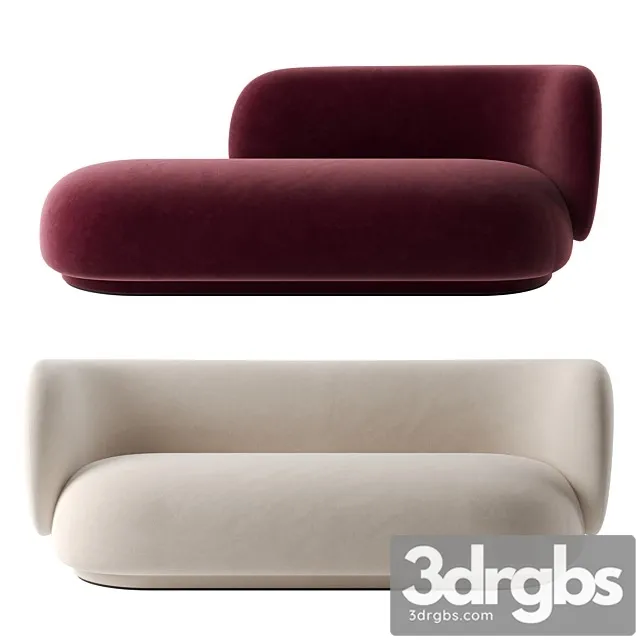 Rico Sofa by Ferm Living 3D Model Download