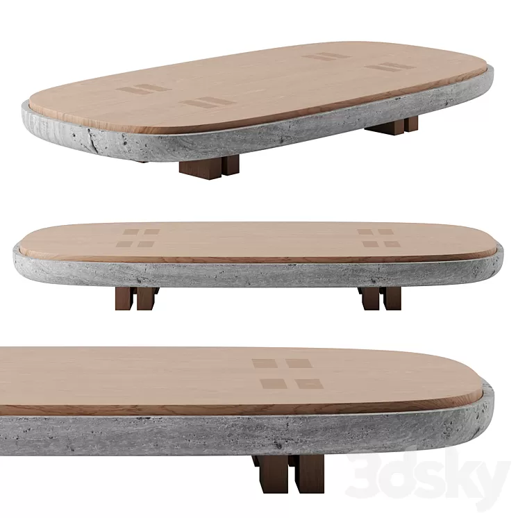 RIFT COFFEE TABLE STONE BY ANDY KERSTENS 3D Model Free Download RIFT COFFEE TABLE STONE BY ANDY KERSTENS 3D Model Free Download