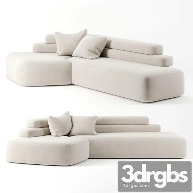 Rift Sofa by Moroso 3D Model Download