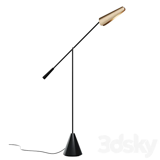 Rik Adjustable Floor Lamp floor lamp 3D Model