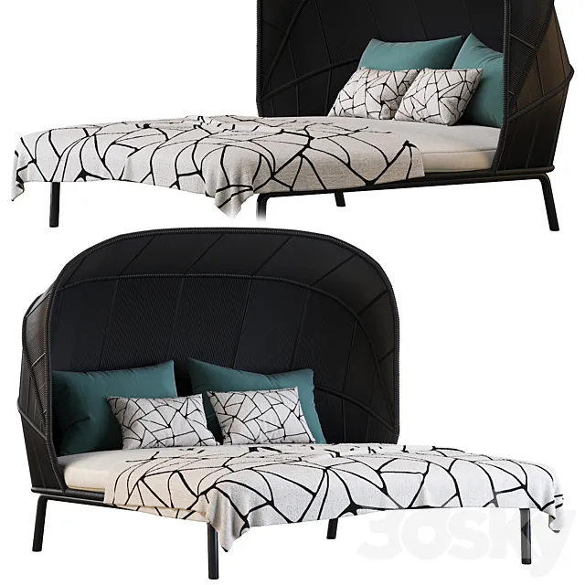 Rilly Cocoon Double Daybed 3DModel Rilly Cocoon Double Daybed 3DModel