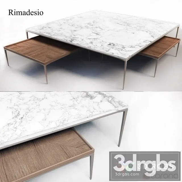 Rimadesio Coffee Table 3D Model Download Rimadesio Coffee Table 3D Model Download