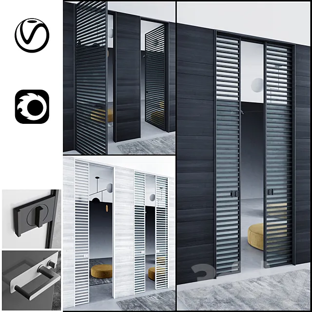 Rimadesio doors Even _ doors for office and home 3DModel