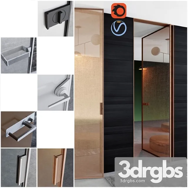 Rimadesio Doors Vela 1 Dveri Dlia Ofisa I Doma 1 3D Model Download