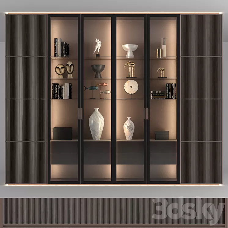 Rimadesio Modulor cabinet 3D Model