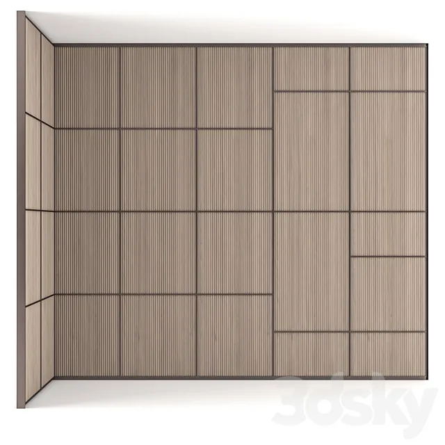 Rimadesio Modulor Panel (wall panel) 3D Model Rimadesio Modulor Panel (wall panel) 3D Model