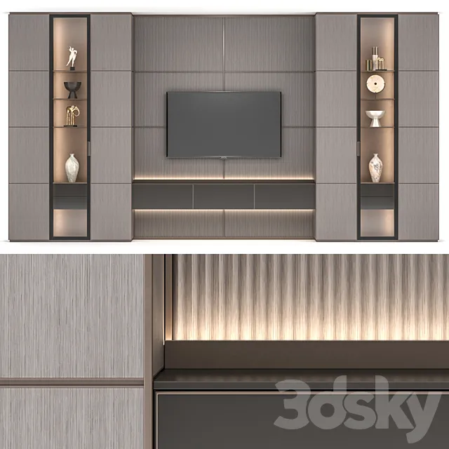 Rimadesio Modulor TV group 3DModel Rimadesio Modulor TV group 3DModel