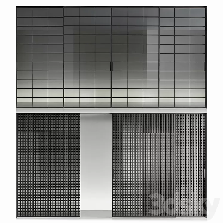 Rimadesio sliding doors 3D Model